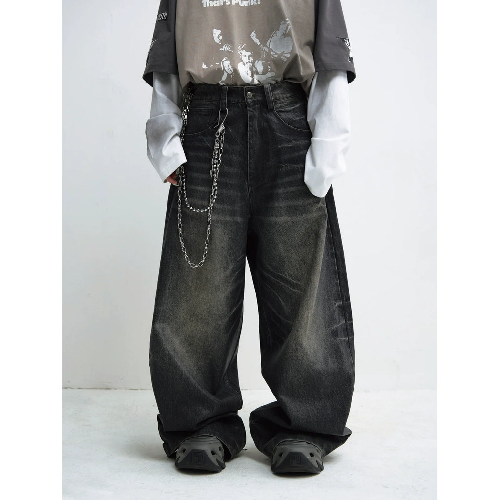 VINTAGE WIDE LEG JEANS