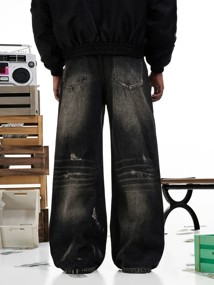 BLACK WASH JEANS