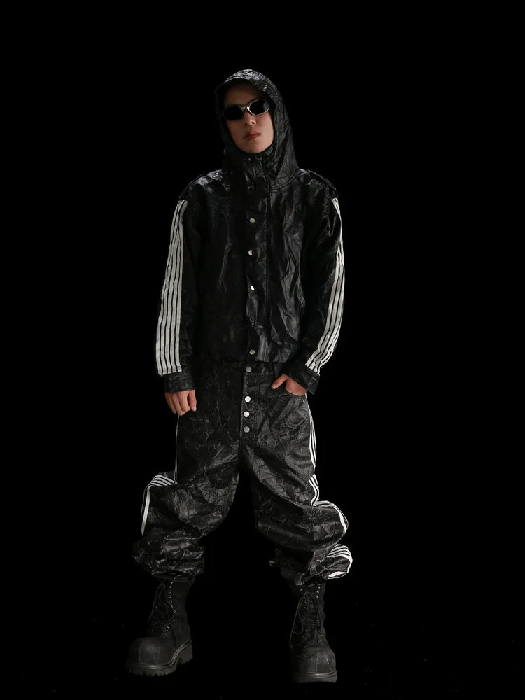 HOODED POPLINE JACKET