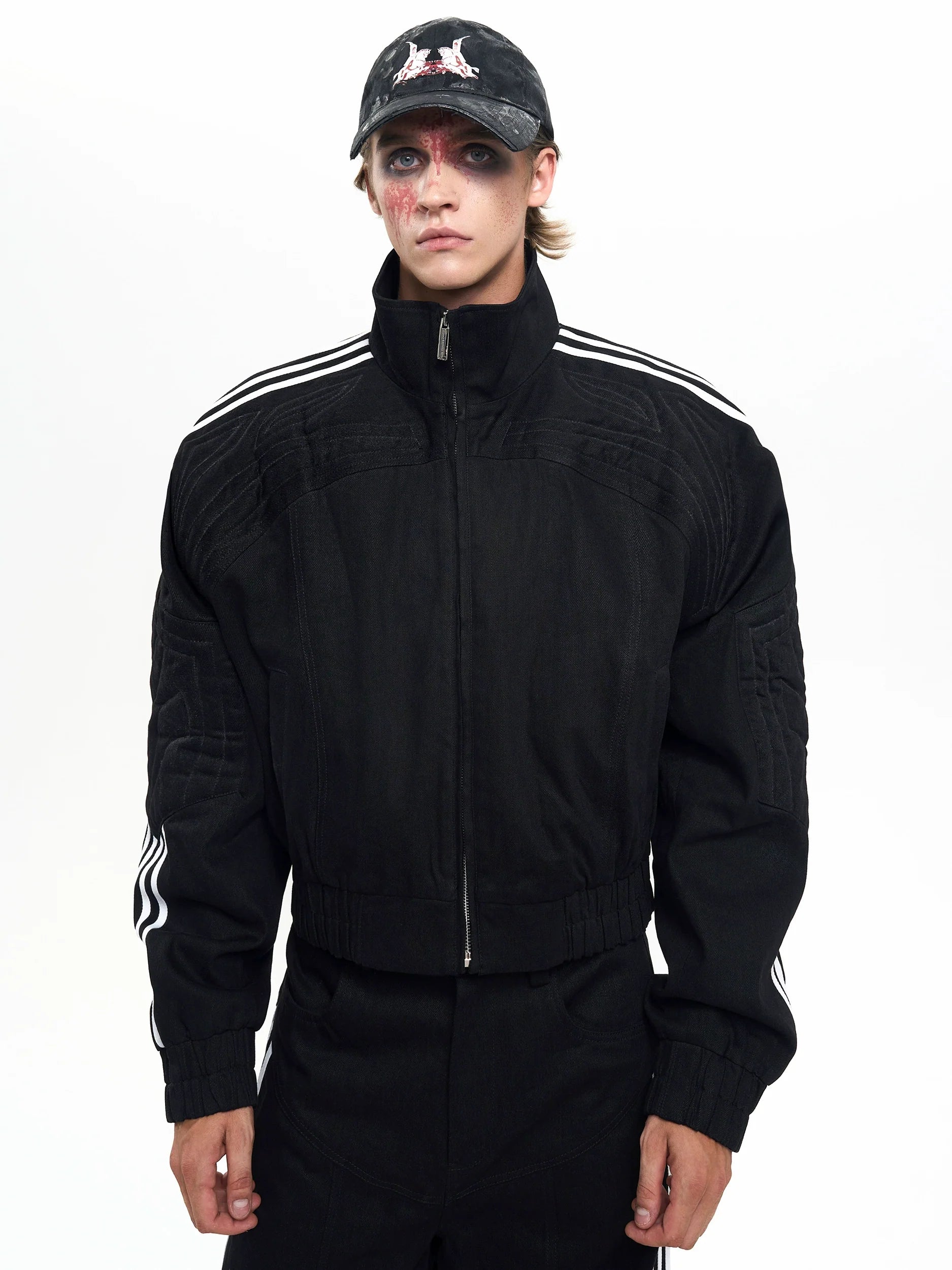 [SET-UP]FOUR-LINE DENIM JACKET