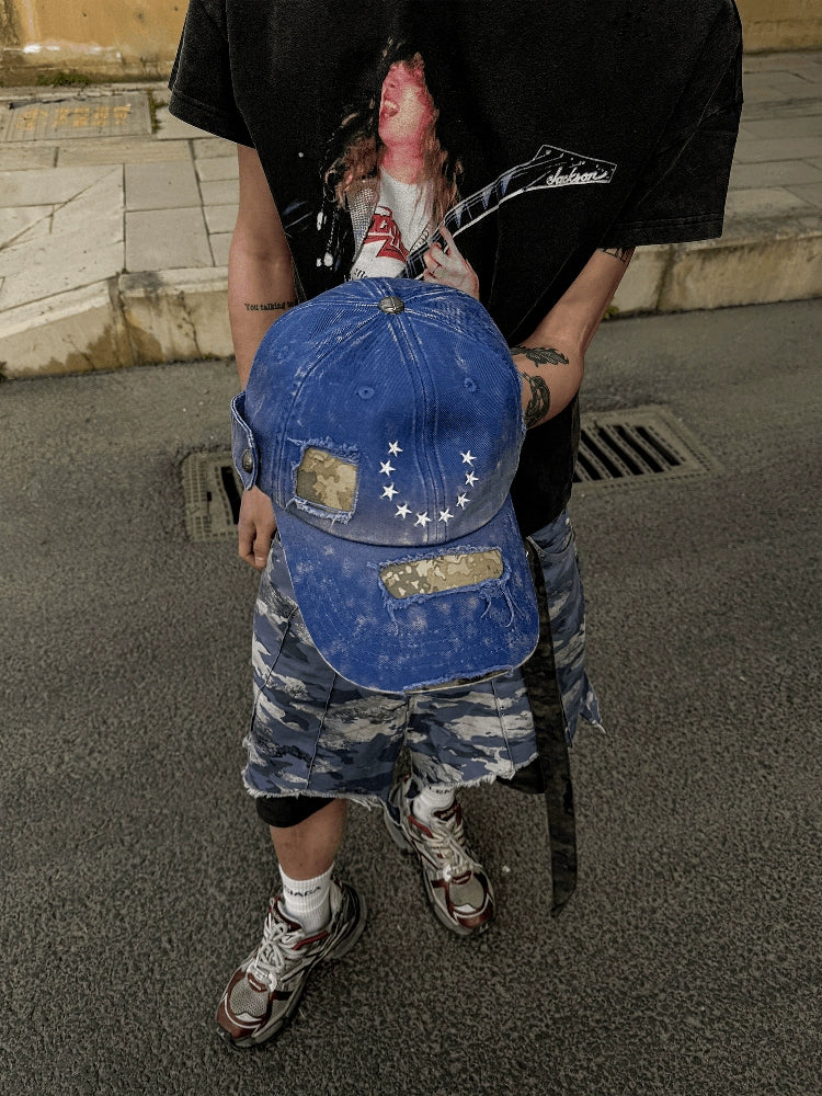CAMO WASHED BASEBALL CAP