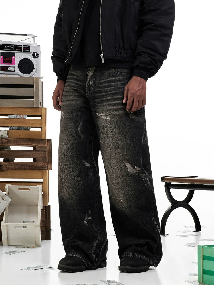BLACK WASH JEANS