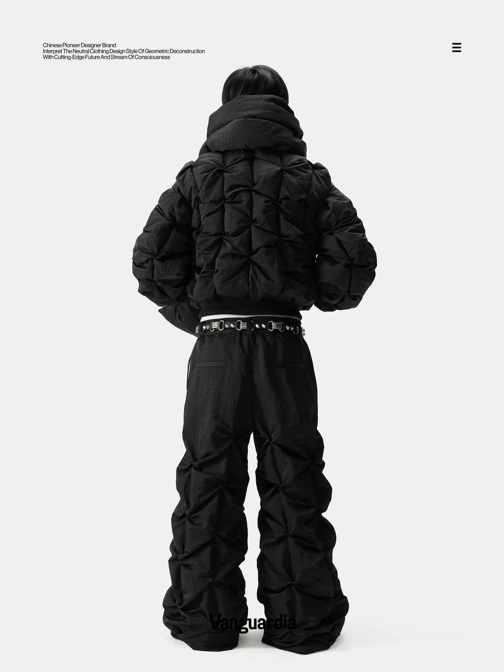 HANDMADE SHORT DOWN JACKET