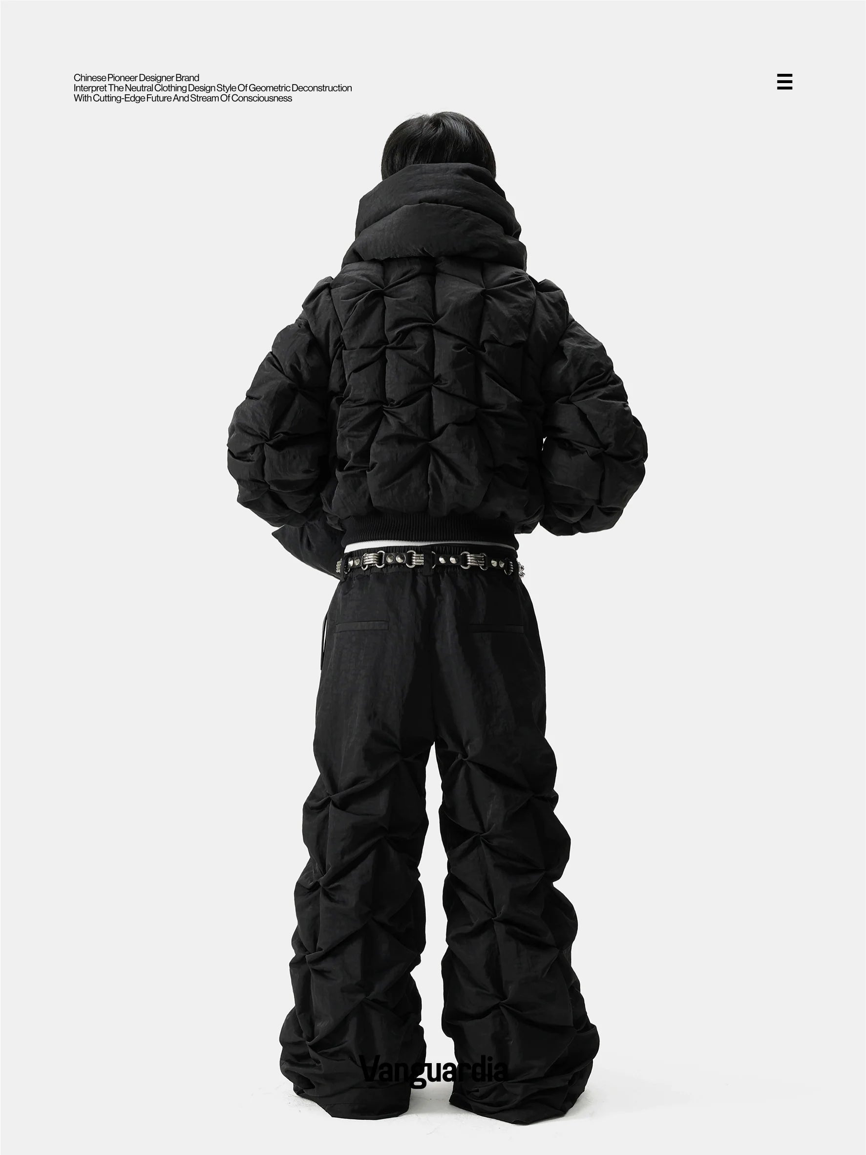 HANDMADE SHORT DOWN JACKET