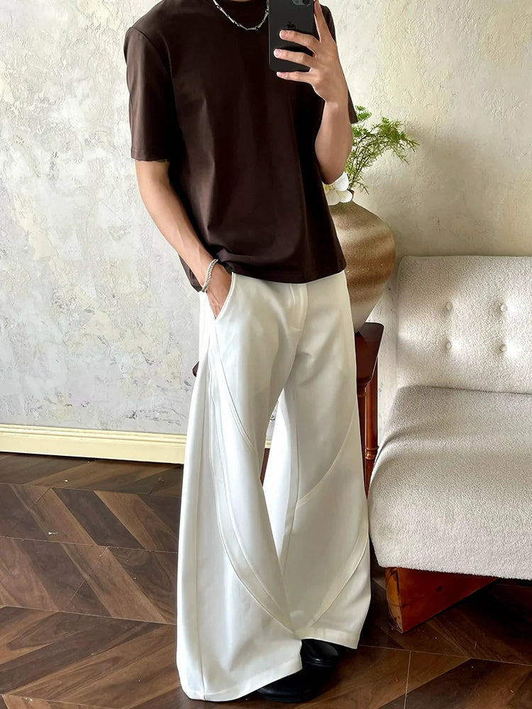 WIDE LEG CASUAL PANTS