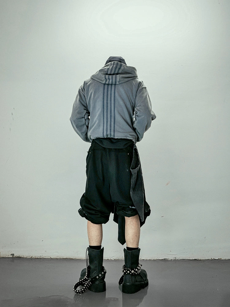 STRIPED HOODIE SWEAT