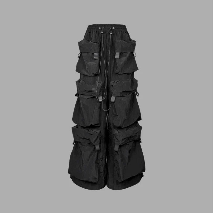 MULTI-POCKET NYLON WORK PANTS