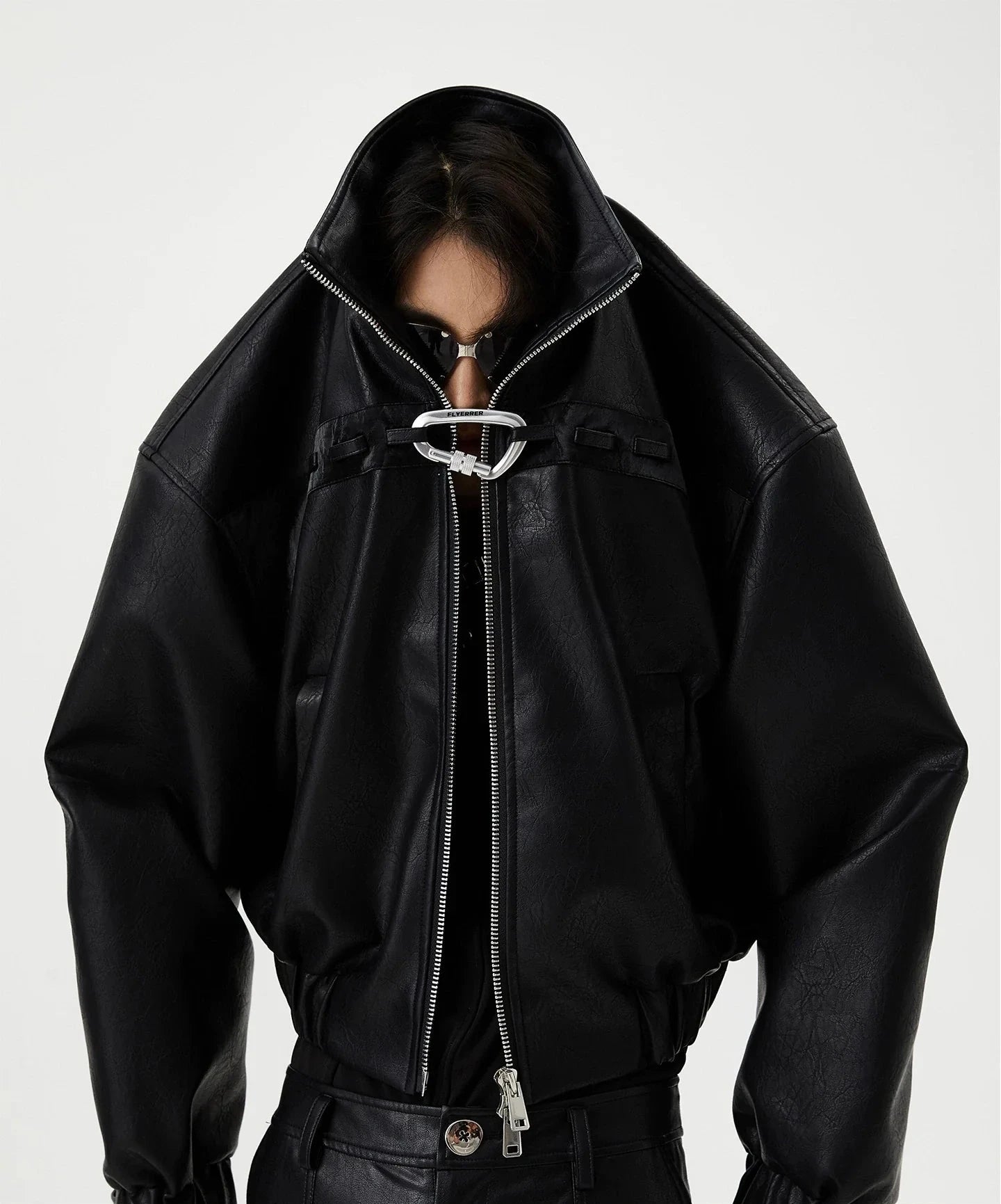 DOUBLE ZIPPER BIKER JACKET