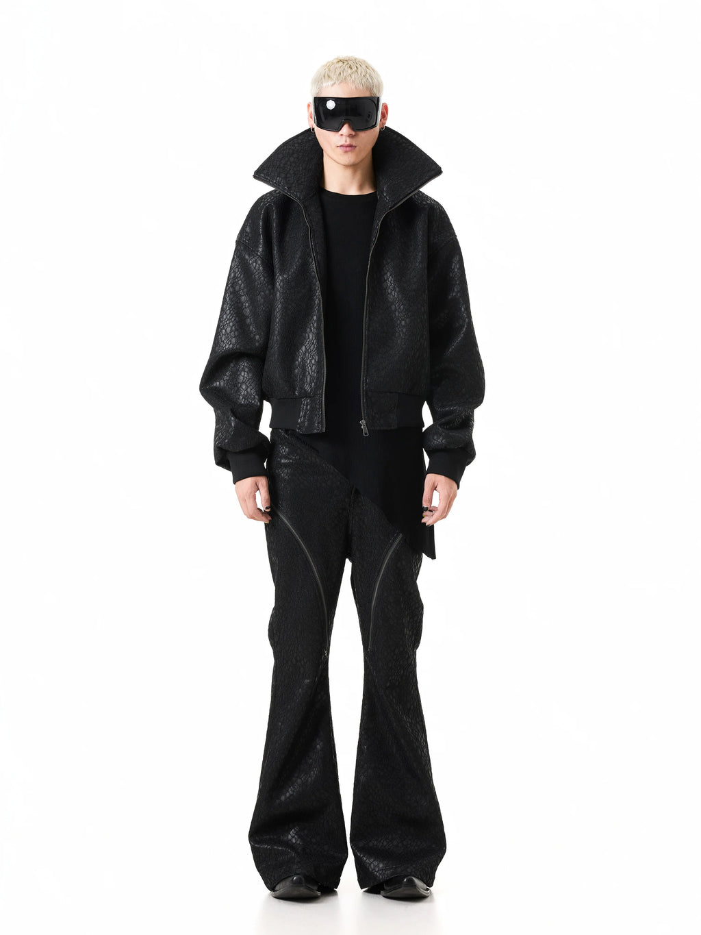 VAMPIRE LACE LEATHER PANTS