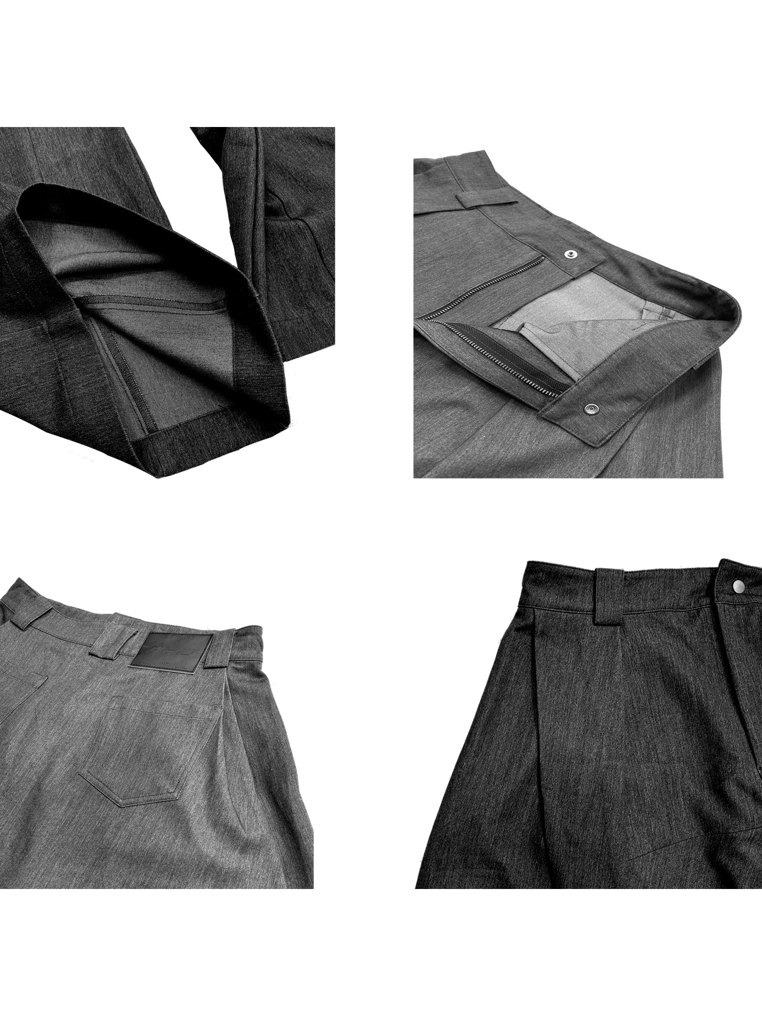 CROPPED FAUX PANTS