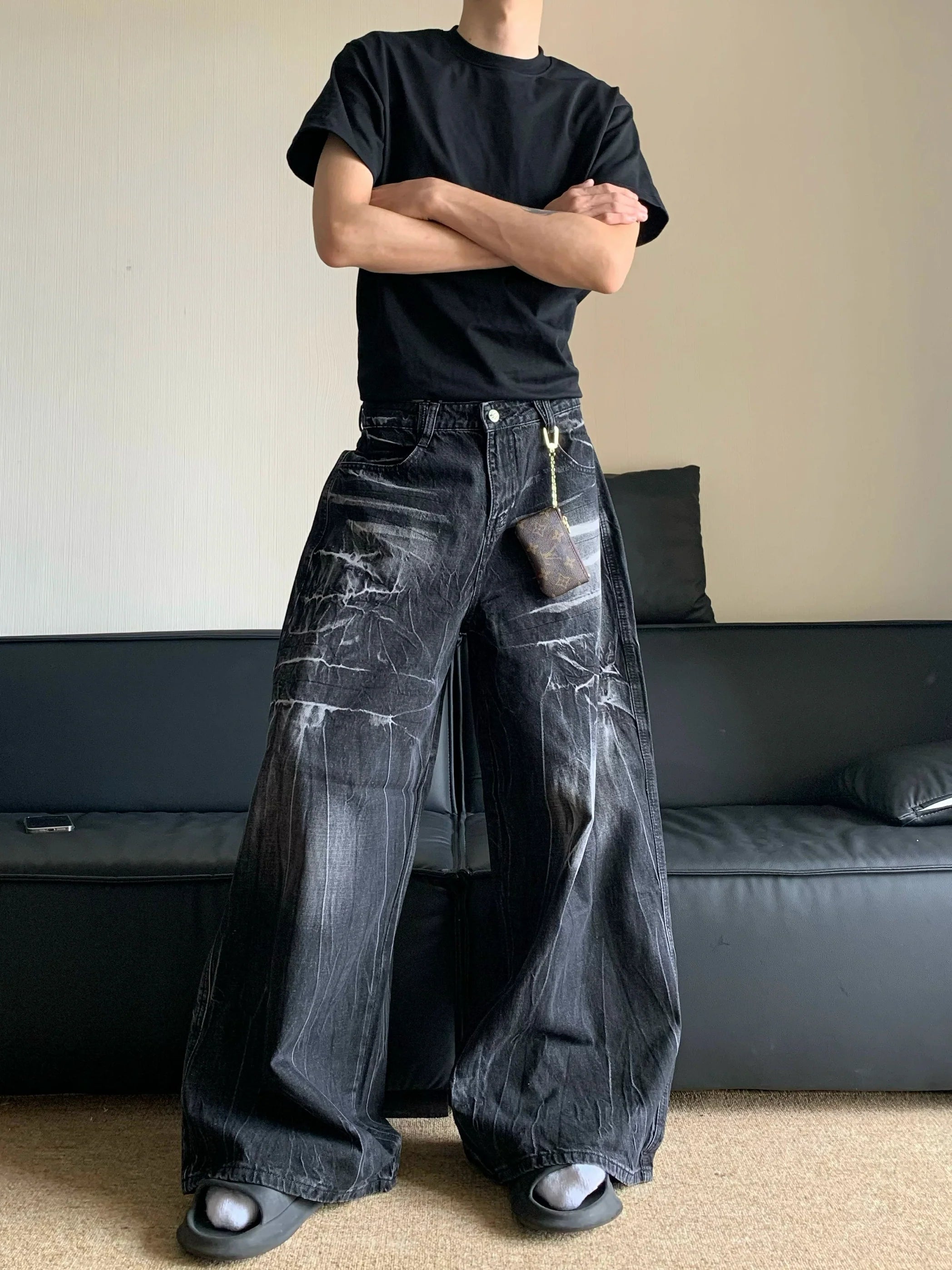 VINTAGE WIDE-LEG JEANS