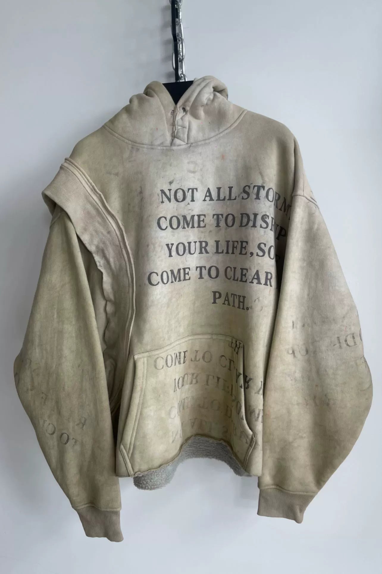 CUSTOM DISTRESSED HOODIE