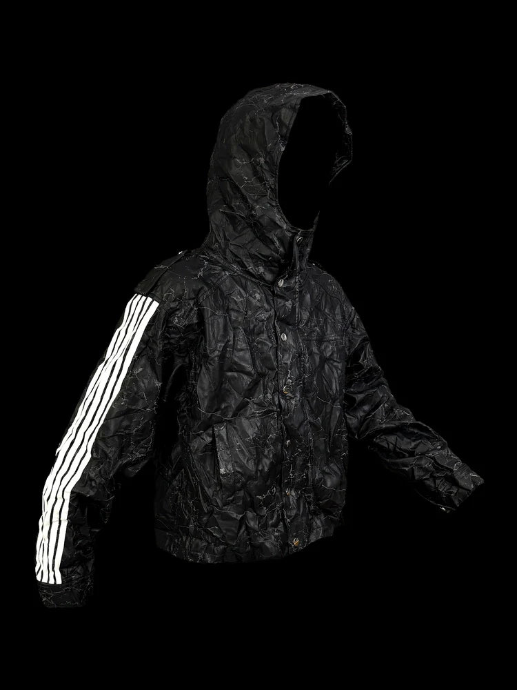 HOODED POPLINE JACKET