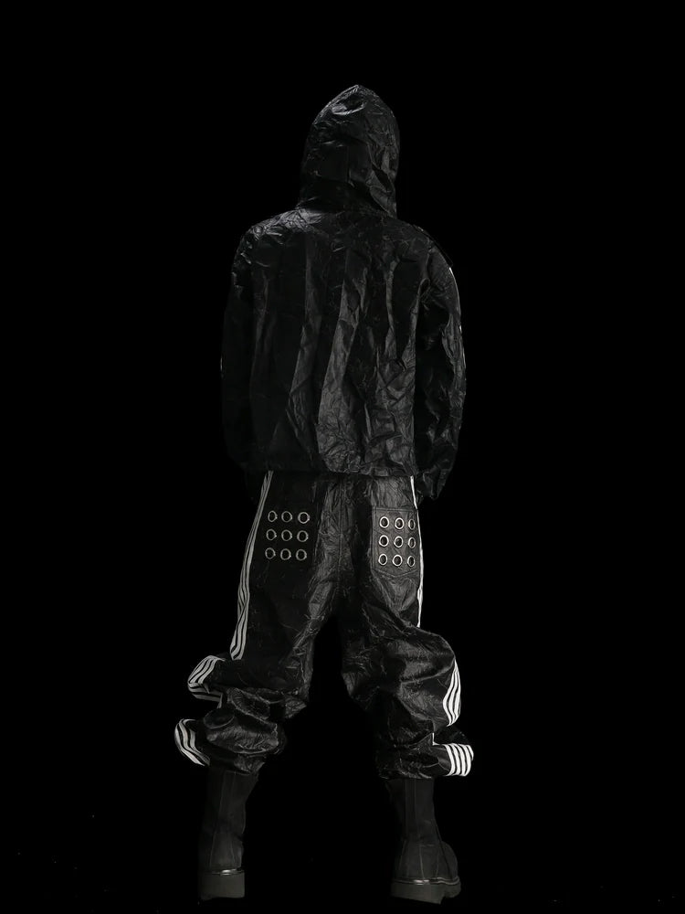 HOODED POPLINE JACKET