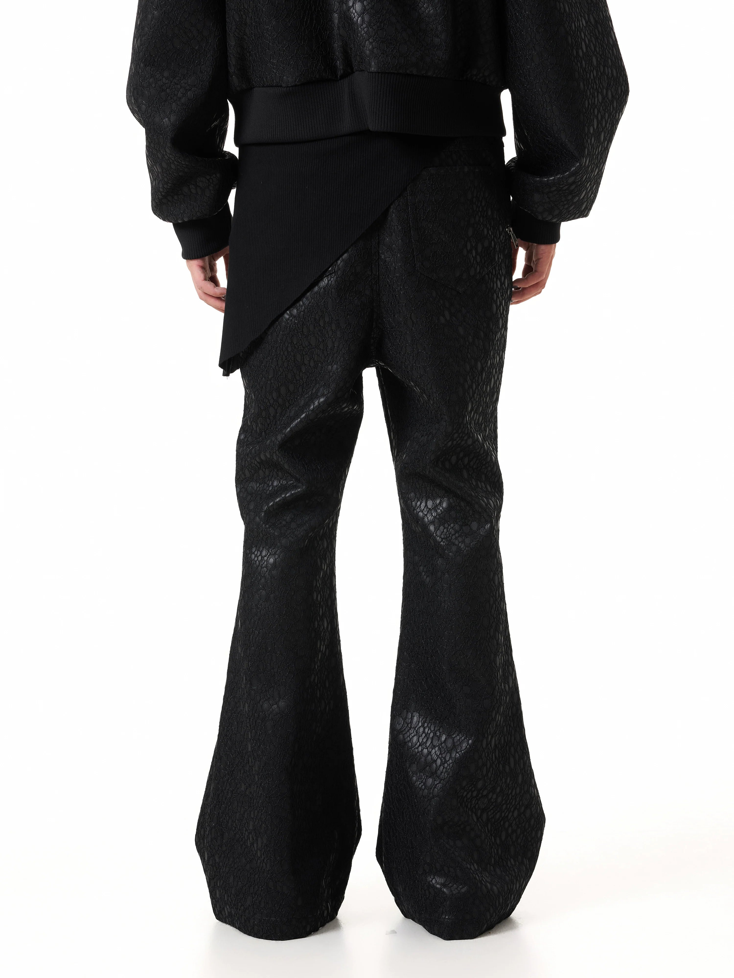 VAMPIRE LACE LEATHER PANTS