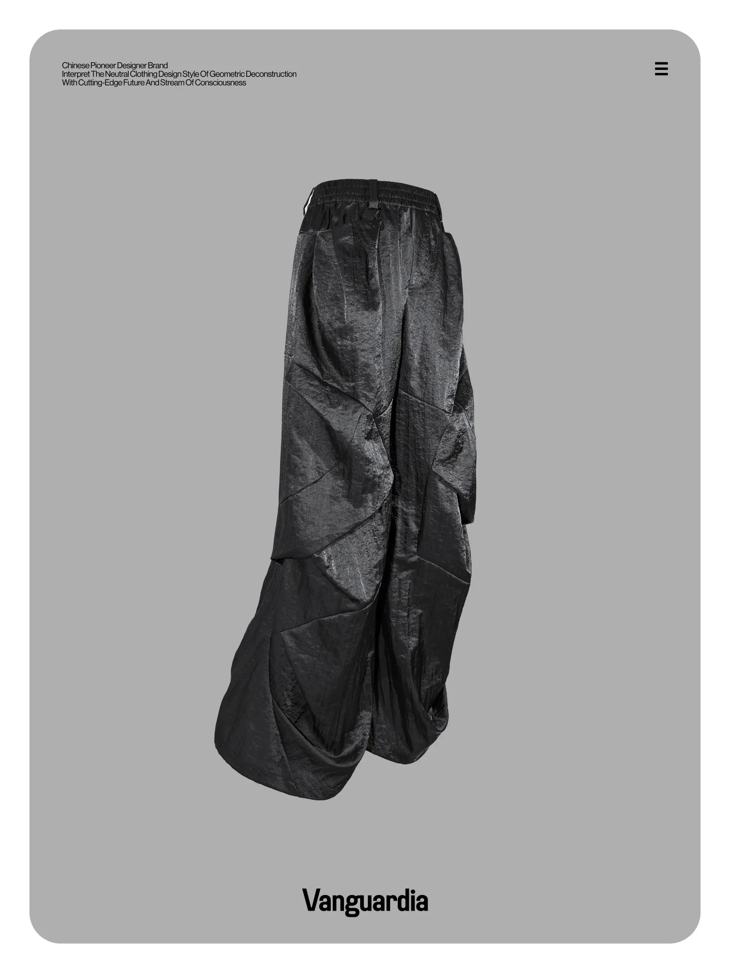 QUICK DRY BLACK WIDE LEG PANTS