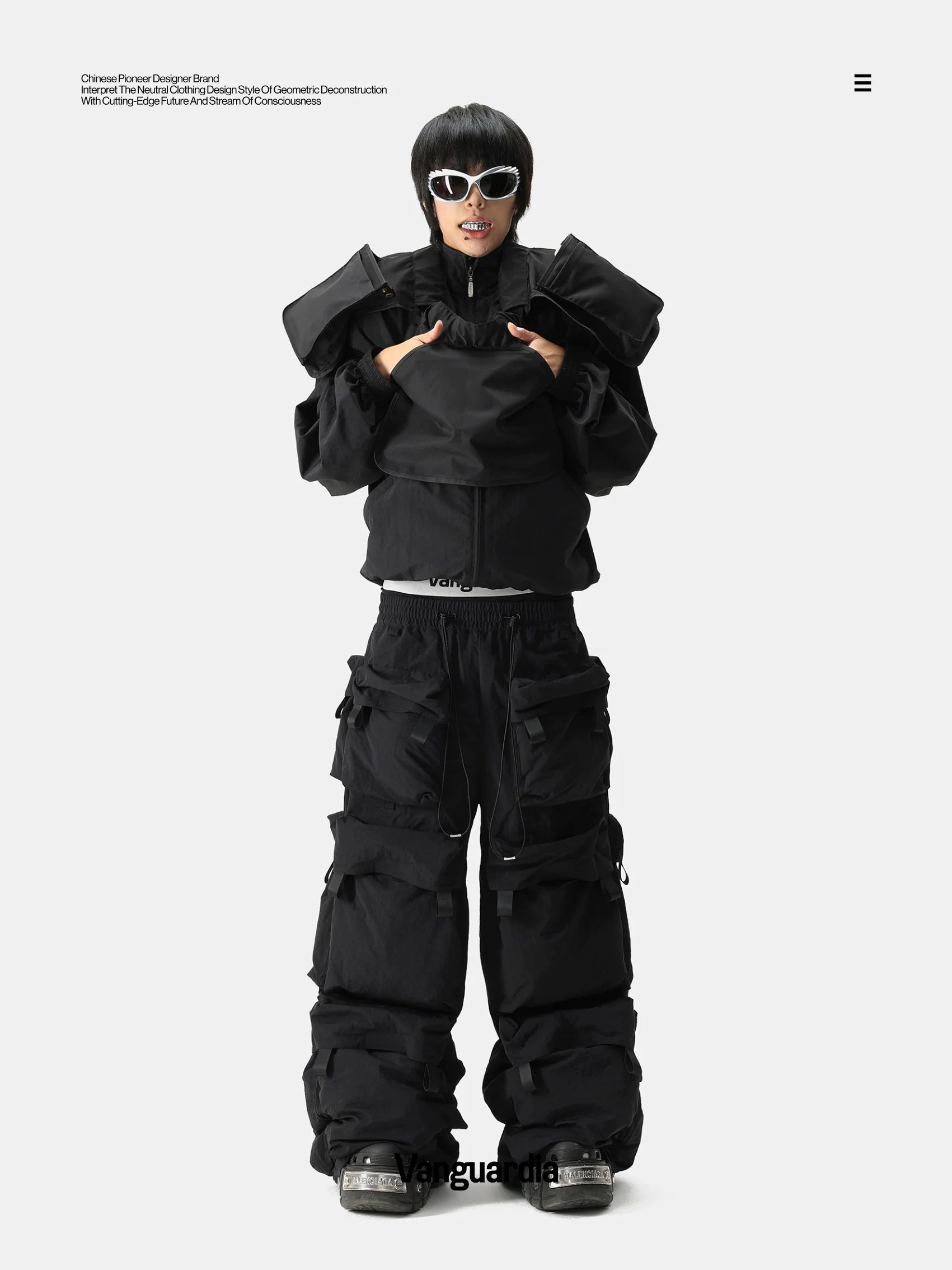 MULTI-POCKET NYLON WORK PANTS